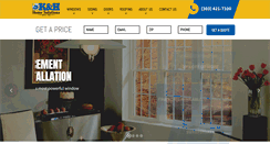 Desktop Screenshot of khwindows.com